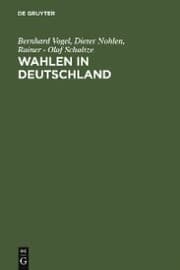 Cover von Wahlen in Deutschland