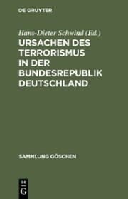 Cover von Ursachen des Terrorismus in der Bundesrepublik Deutschland