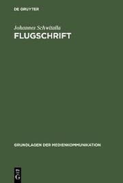 Cover von Flugschrift