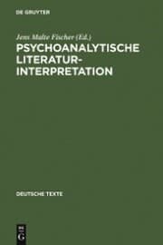 Cover von Psychoanalytische Literaturinterpretation