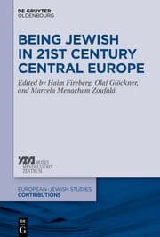 Cover von Being Jewish in 21st Century Central Europe