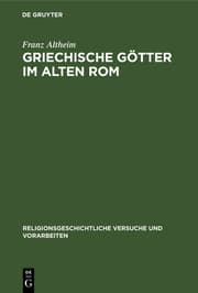 Cover von Griechische Götter im alten Rom