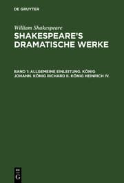 Cover von Shakespeare's dramatische Werke
