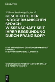 Cover von Slavisch-Litauisch, Albanisch