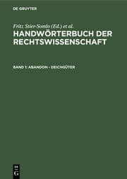 Cover von Abandon - Deichgüter