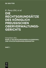 Cover von Die Entscheidungen in Kommunal- und Staatssteuerangelegenheiten
