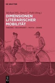 Cover von Dimensionen literarischer Mobilität