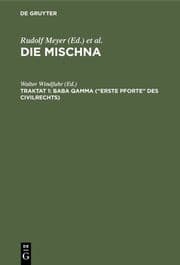 Cover von Baba qamma ('Erste Pforte' des Civilrechts)