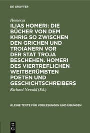 Cover von Ilias Homeri