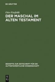 Cover von Der Maschal im Alten Testament