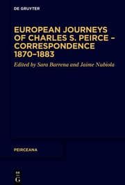 Cover von European Journeys of Charles S. Peirce - Correspondence 1870-1883