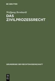 Cover von Das Zivilprozeßrecht