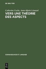 Cover von Vers une théorie des aspects