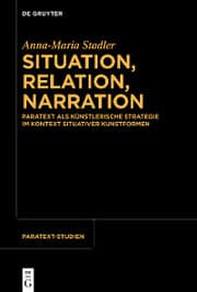 Cover von Situation, Relation, Narration