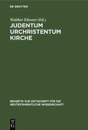 Cover von Judentum Urchristentum Kirche