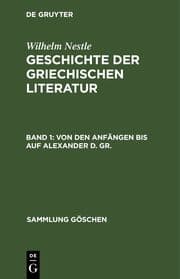 Cover von Von den Anfängen bis auf Alexander d. Gr.