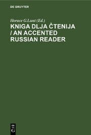 Cover von Kniga dlja ¿tenija / An Accented Russian Reader
