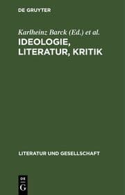 Cover von Ideologie, Literatur, Kritik