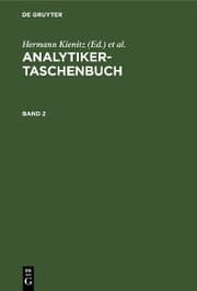 Cover von Analytiker-Taschenbuch. Band 2