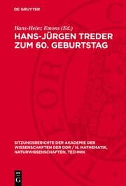 Cover von Hans-Jürgen Treder zum 60. Geburtstag
