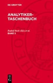 Cover von Analytiker-Taschenbuch. Band 3