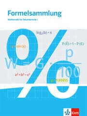 Cover von Formelsammlung. Mathematik für Sekundarstufe I