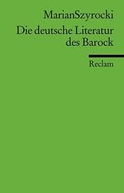 Cover von Die deutsche Literatur des Barock