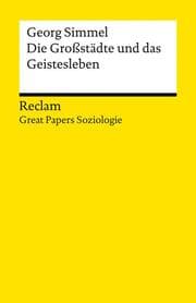 Cover von Die Großstädte und das Geistesleben