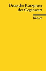 Cover von Deutsche Kurzprosa der Gegenwart