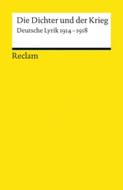 Cover von Die Dichter und der Krieg