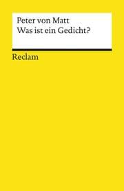 Cover von Was ist ein Gedicht?