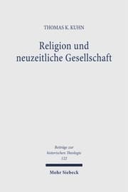 Cover von Religion und neuzeitliche Gesellschaft
