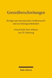 Cover von Grenzüberschreitungen