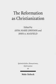 Cover von The Reformation as Christianization