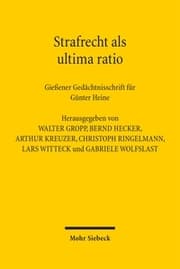 Cover von Strafrecht als ultima ratio