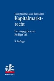 Cover von Europäisches und deutsches Kapitalmarktrecht