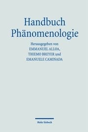 Cover von Handbuch Phänomenologie