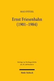 Cover von Ernst Friesenhahn (1901-1984)