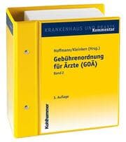Cover von Gebührenordnung für Ärzte (GOÄ)