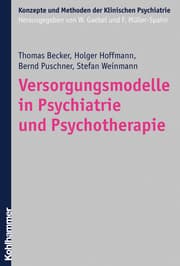 Cover von Versorgungsmodelle in Psychiatrie und Psychotherapie