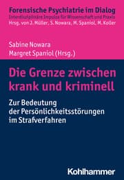 Cover von Die Grenze zwischen krank und kriminell
