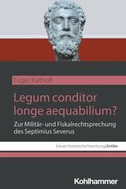 Cover von Legum conditor longe aequabilium?