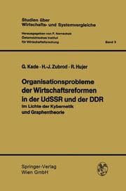 Cover von Organisationsprobleme der Wirtschaftsreformen in der UdSSR und der DDR