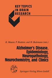 Cover von Alzheimers Disease. Epidemiology, Neuropathology, Neurochemistry, and Clinics