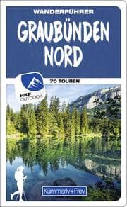 Cover von Kümmerly+Frey Wanderführer Graubünden Nord