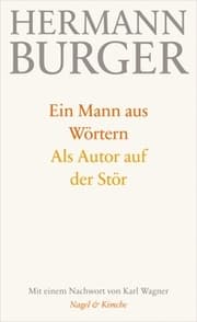 Cover von Ein Mann aus Wörtern/Als Autor auf der Stör