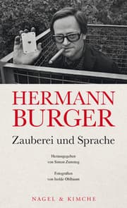Cover von Hermann Burger. Zauberei und Sprache