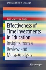 Cover von Effectiveness of Time Investments in Education