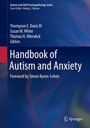Cover von Handbook of Autism and Anxiety