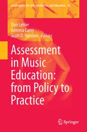 Cover von Assessment in Music Education: from Policy to Practice